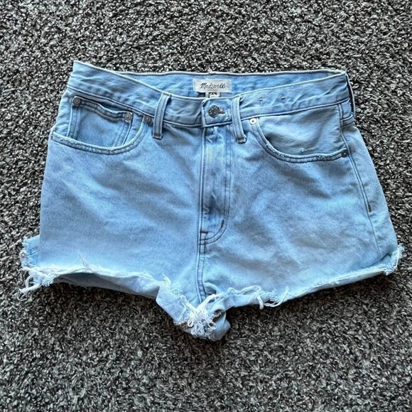 Y2K Blue Madewell Relaxed Fit Denim Shorts, women’s size 28 - Picture 1 of 7